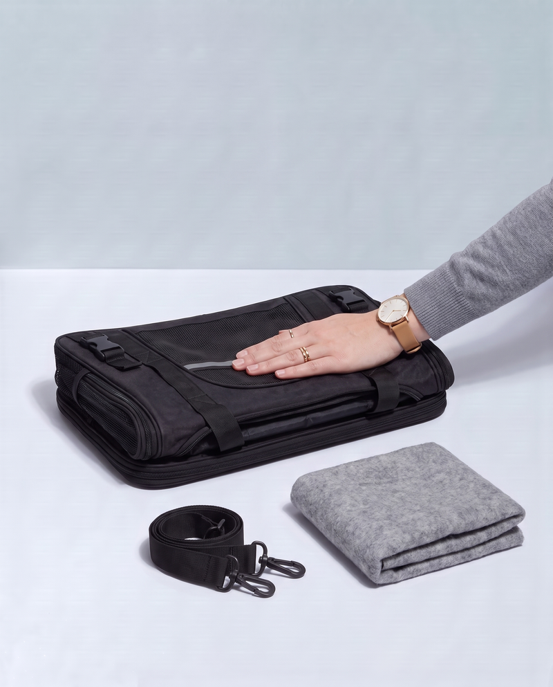 Folds away between trips